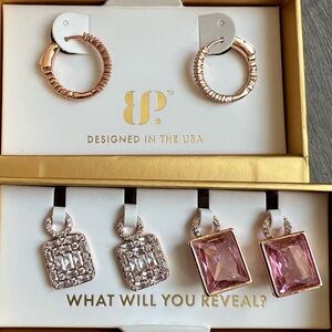 BP Charming Hoops rose gold Shimmering Duo